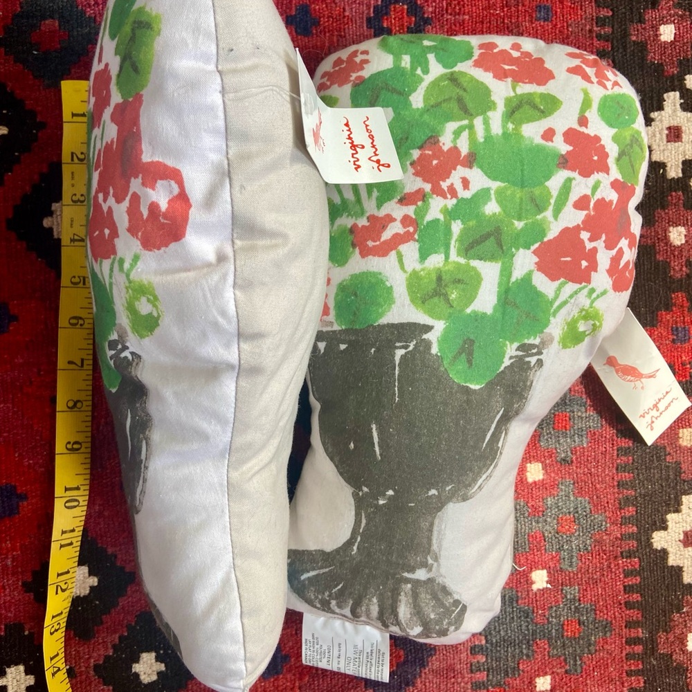 2 mini Virginia Johnson pillows
